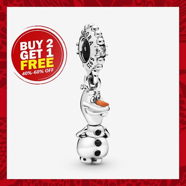 Disney Frozen Olaf Charm, Charms für Armband, Mädchen-Anhänger, Patronus-Charm, beste Geschenke für Weihnachten