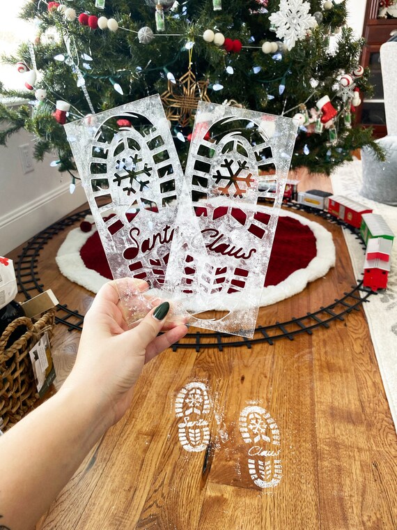 Plantillas Huellas Papá Noel En Madera – Las Cosas De Nane
