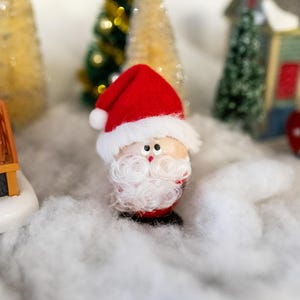 Handcrafted Santa Claus Egg Figurine