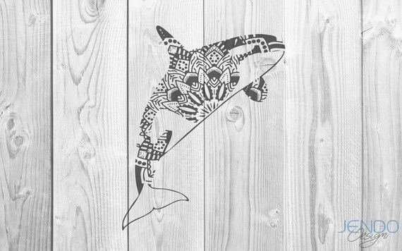 Download Orca Mandala Killer Whale Mandala Digital Download Svg Etsy