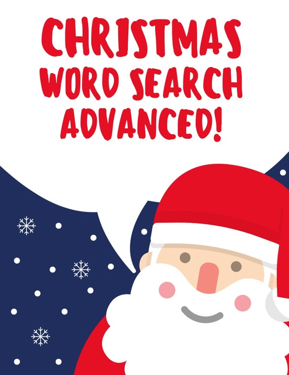 Word Search Printable, Christmas Word Search Advanced, Christmas Word Search Hard, #2