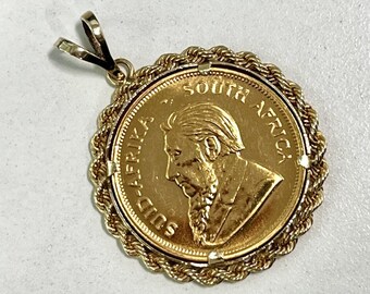 Krugerrand Pendant - Etsy