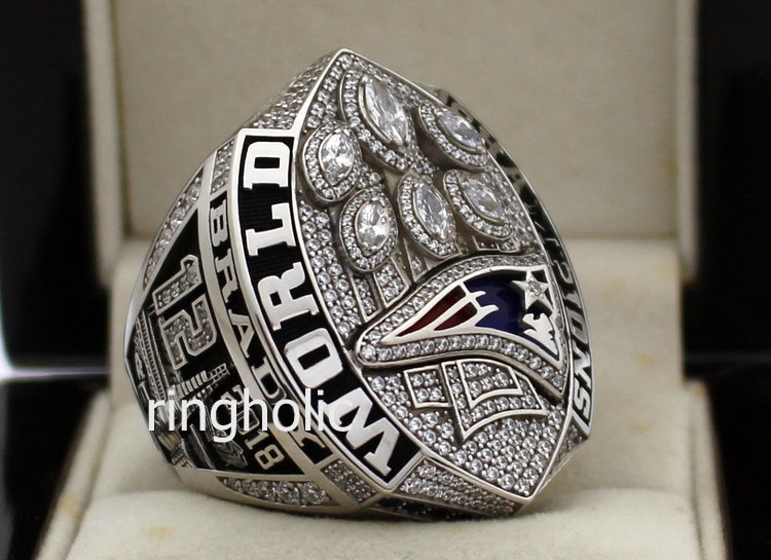 New England Patriots 2018 Championship Ring | Etsy