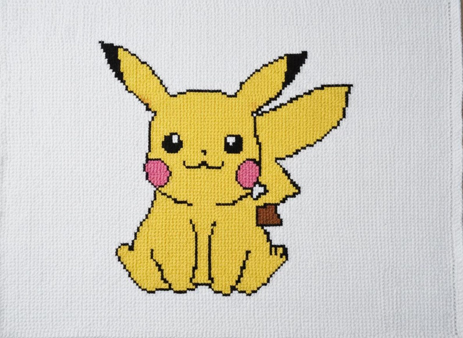 Graphghan Pokemon Pikachu C2C Crochet Pattern | Character Graphghan Blanket (PDF Download ...