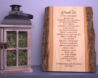 Psalm 23-scripture plaque-Lord's Prayer-Be Still and Know-Psalm46-Proverbs 31-rustic wall art-God’s word, memorial gift
