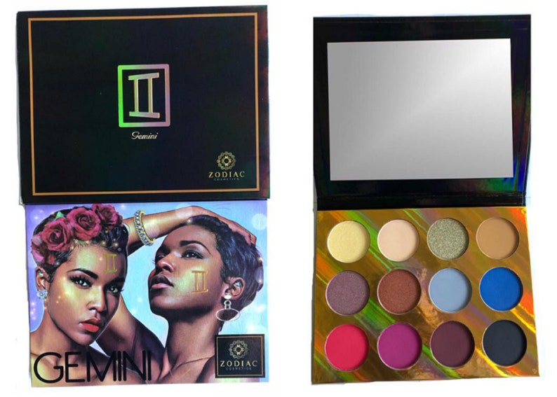 The Zodiac Cosmetics Gemini Eyeshadow Makeup Palette Etsy