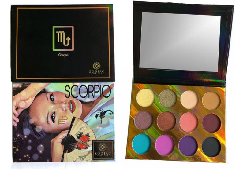 The Zodiac Cosmetics Scorpio Eyeshadow Makeup Palette Etsy