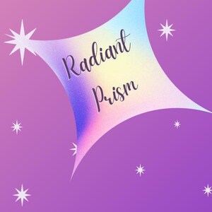 Radiant Prism - 30 Positive Vibes Affirmationskarten | Zink, Telefon, Poster & Karteikartengrößen