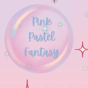 Fantasía Pastel Rosa - 30 Tarjetas de Afirmación de Vibras Positivas / Tamaños Zink, para Teléfono, Póster e Índice