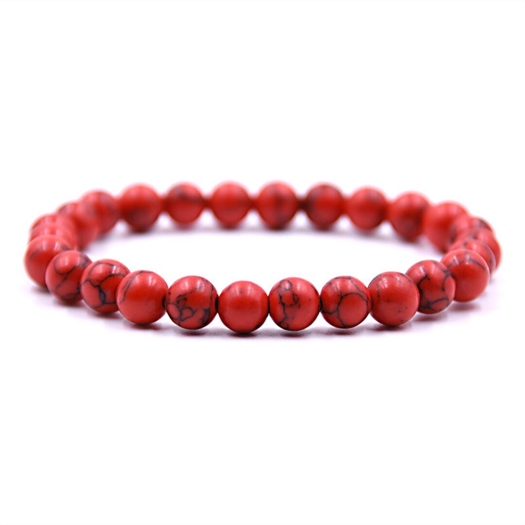 Red turquoise bracelet deals