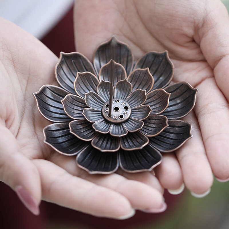 Porte Encens en Forme de Fleur Lotus