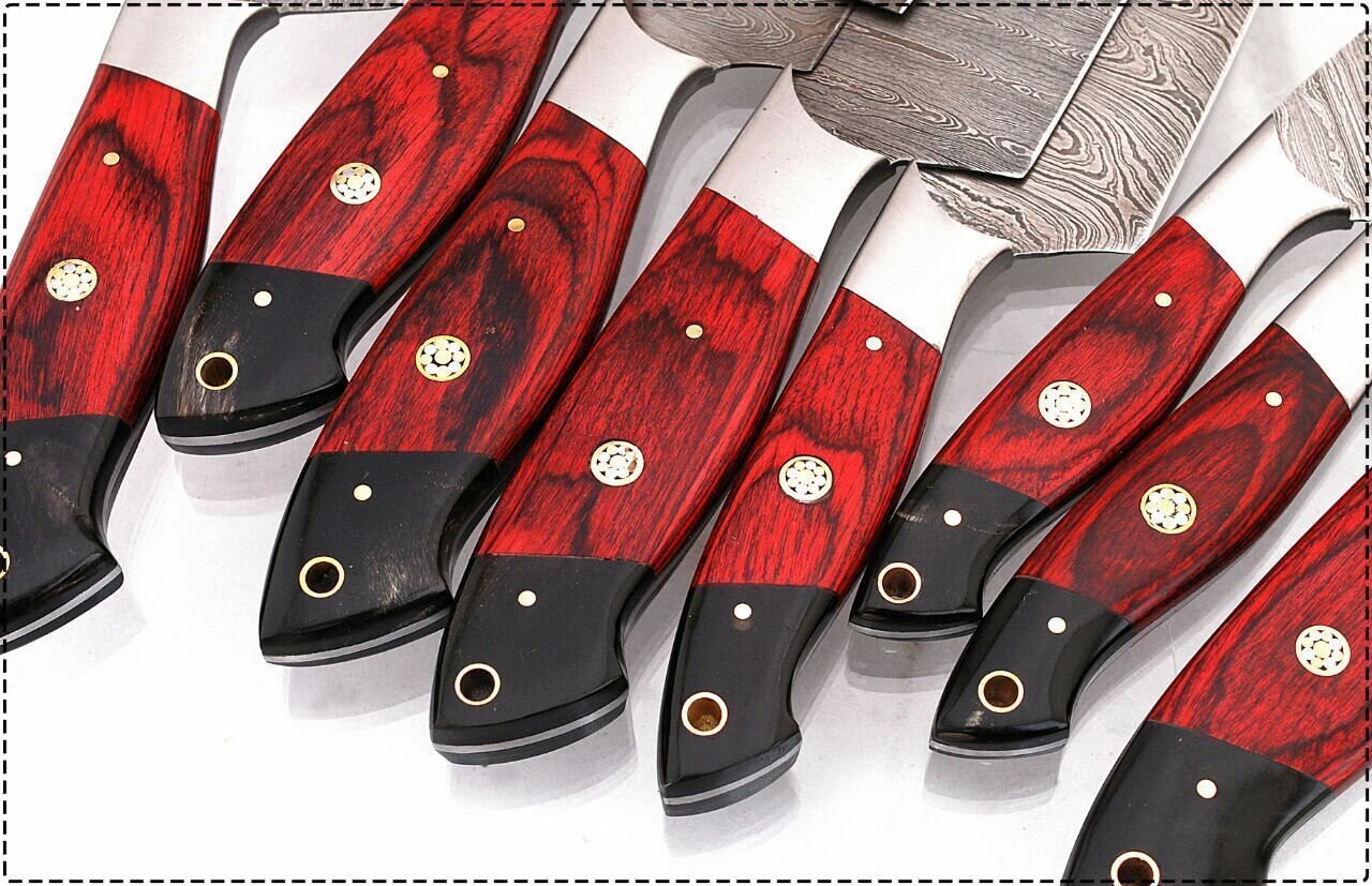 Beautiful 8pc Custom Handmade Chef Knives Set Etsy Israel
