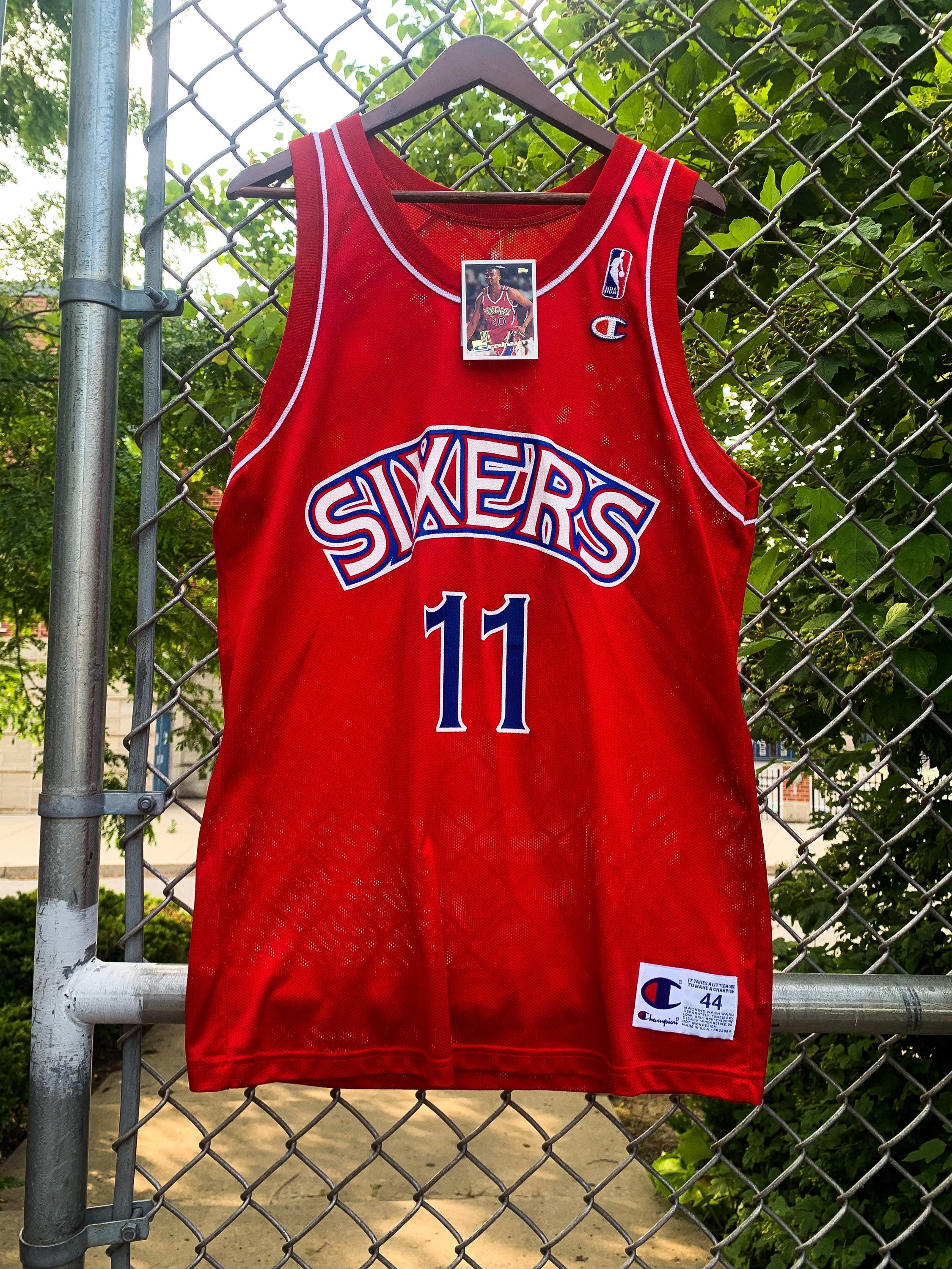 Philadelphia 76ers Mesh Dog Basketball Jersey Size: Medium