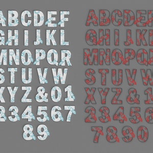 Space Theme Letters STL - with variable detail height for color change.