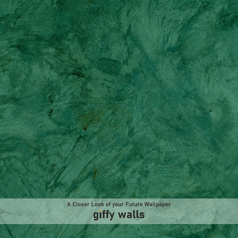 Green Concrete Wallpaper Peel and Stick Removable Mural Etsy