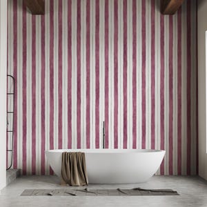 Minimalist Stripe Removable Wallpaper: Peel and Stick