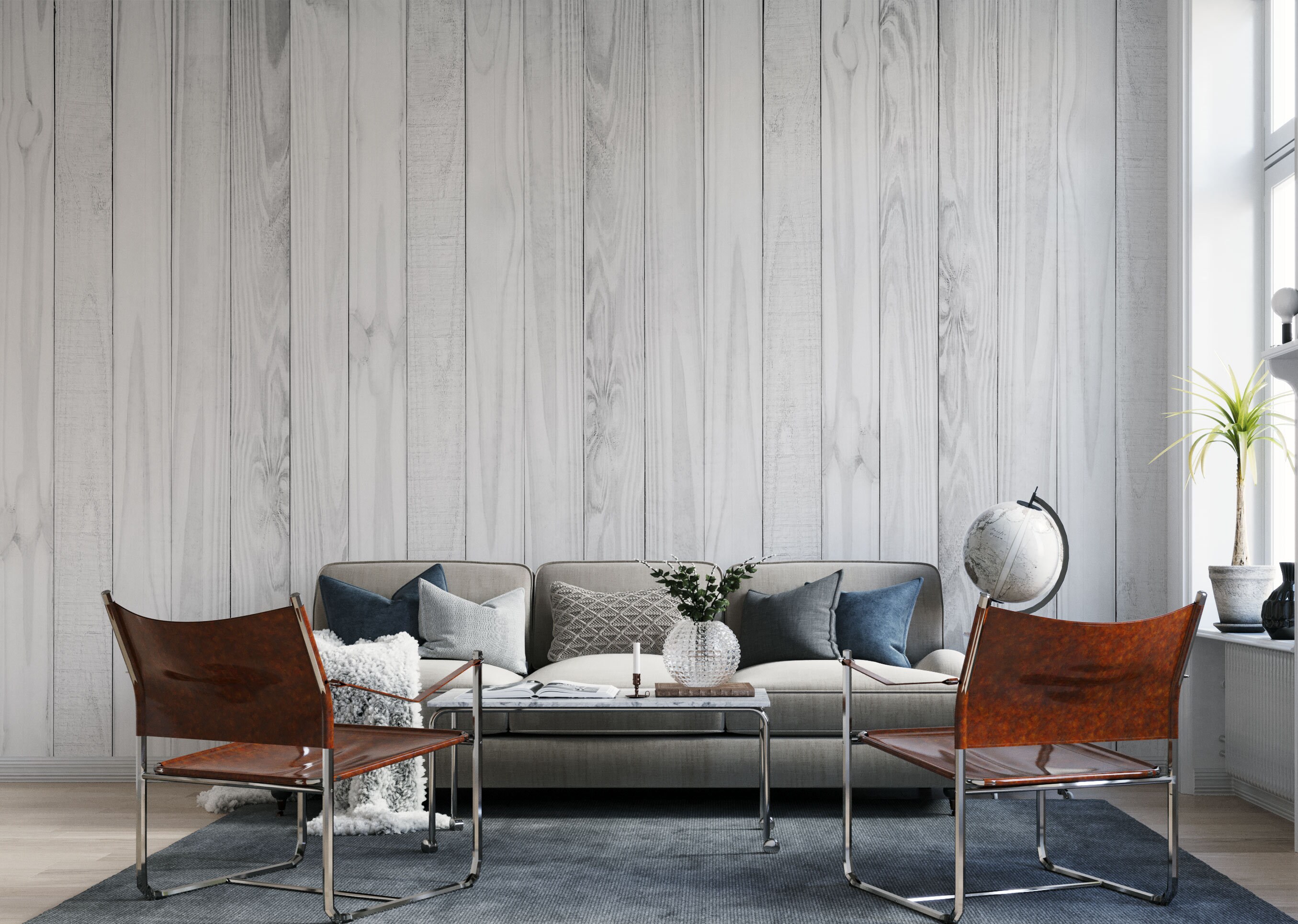 White Wood Self Adhesive Wallpaper Peel and Stick Wallpaper Etsy