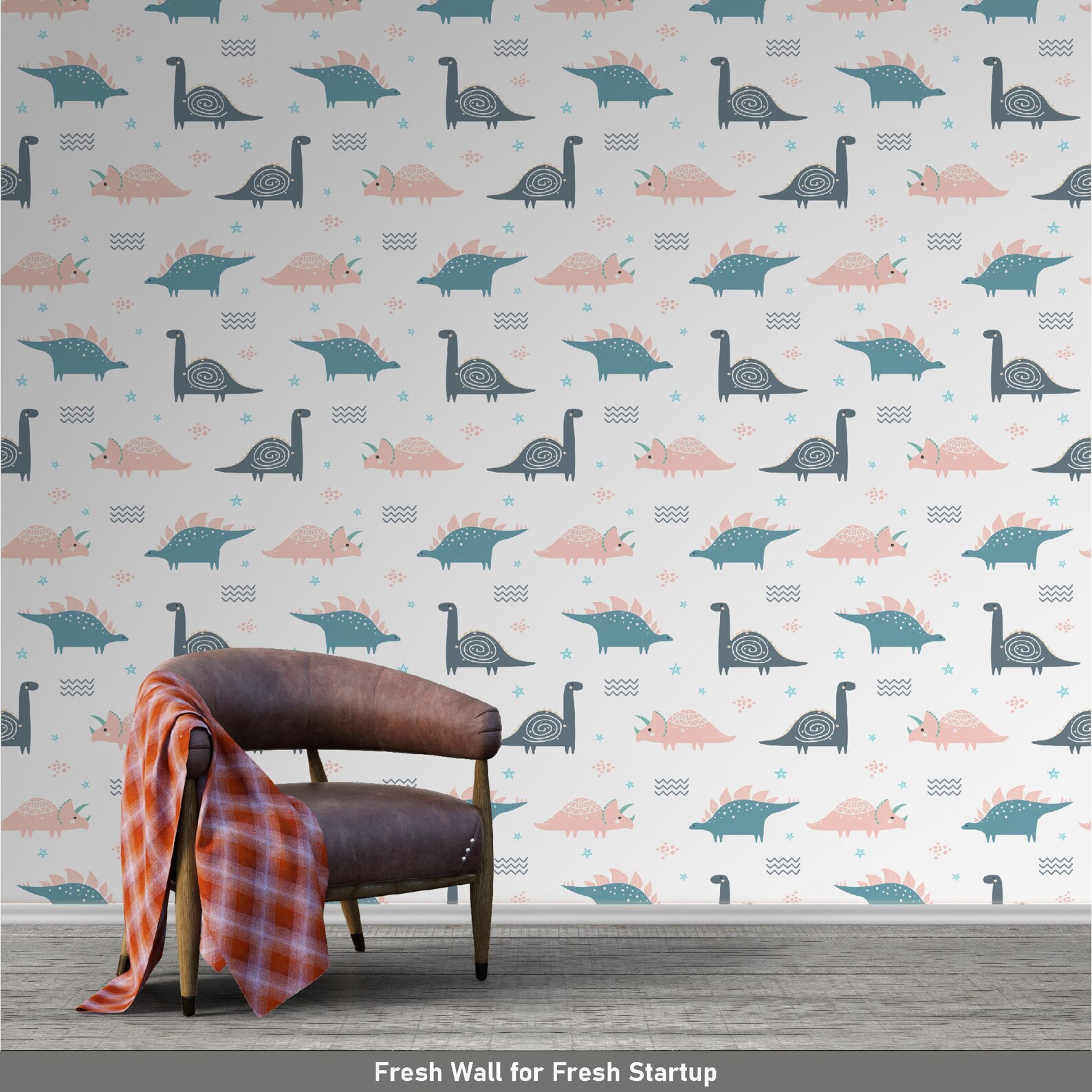 Dinosaur Wallpaper Kids Dino Wallpaper Peel and Stick - Etsy