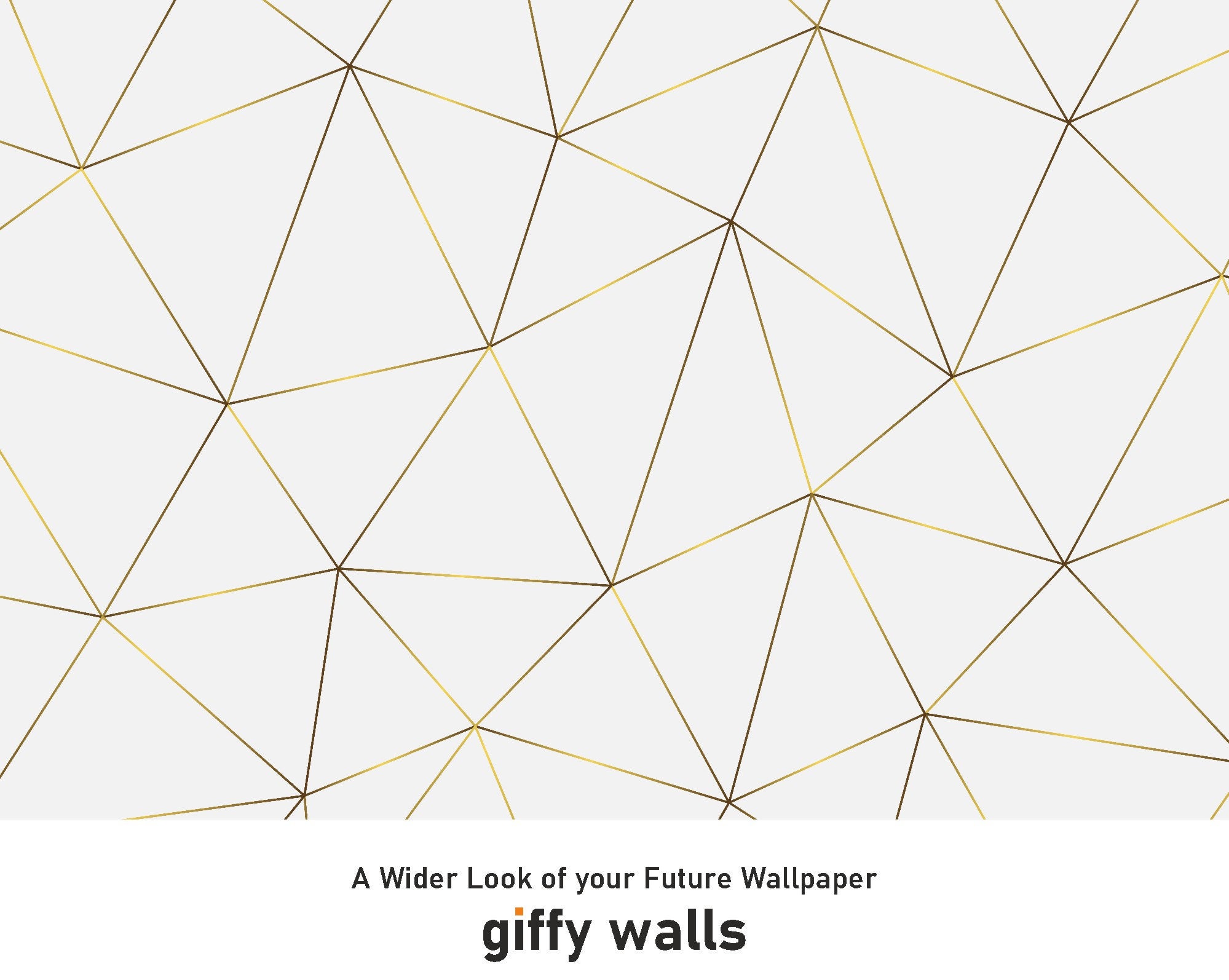 Gold Geometric Wallpaper Gold Strip Mural Peel and Stick Etsy UK