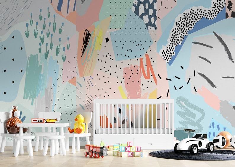 Designer Murals colored Simple and Classic with Premium look Etsy