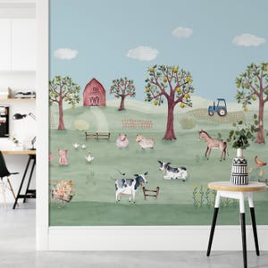 3D Wandbild: Kinderzimmer Dekor, Schälen und Aufkleben