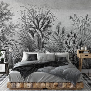 Jungle Wallpaper Mural Peel and stick removable Wallpaper