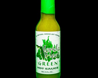 Florida Heat GREEN Hot Sauce, The New Hot Sauce by Above All Dreams.  Try it on EVERYTHING! Free Shipping!