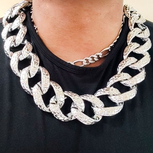 Bling Chain, Turnover Chain, Trophy Chain chunky chain charm adjustable size necklaces chunky (Chain ONLY)