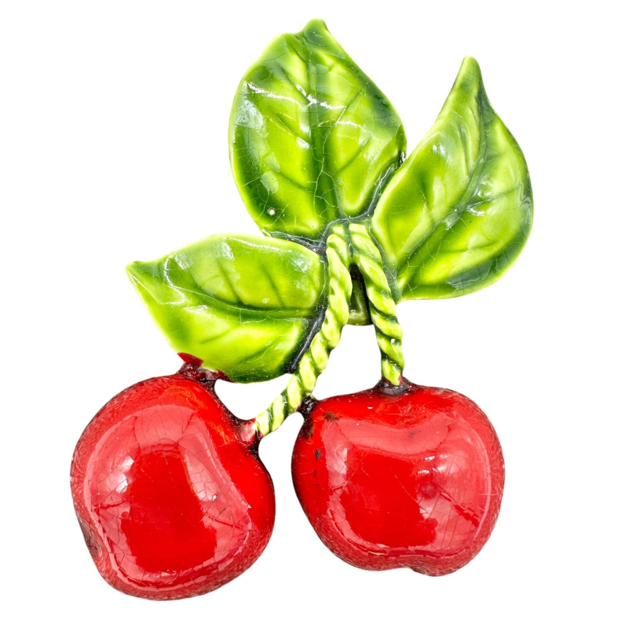 Cherry Brooch - Etsy