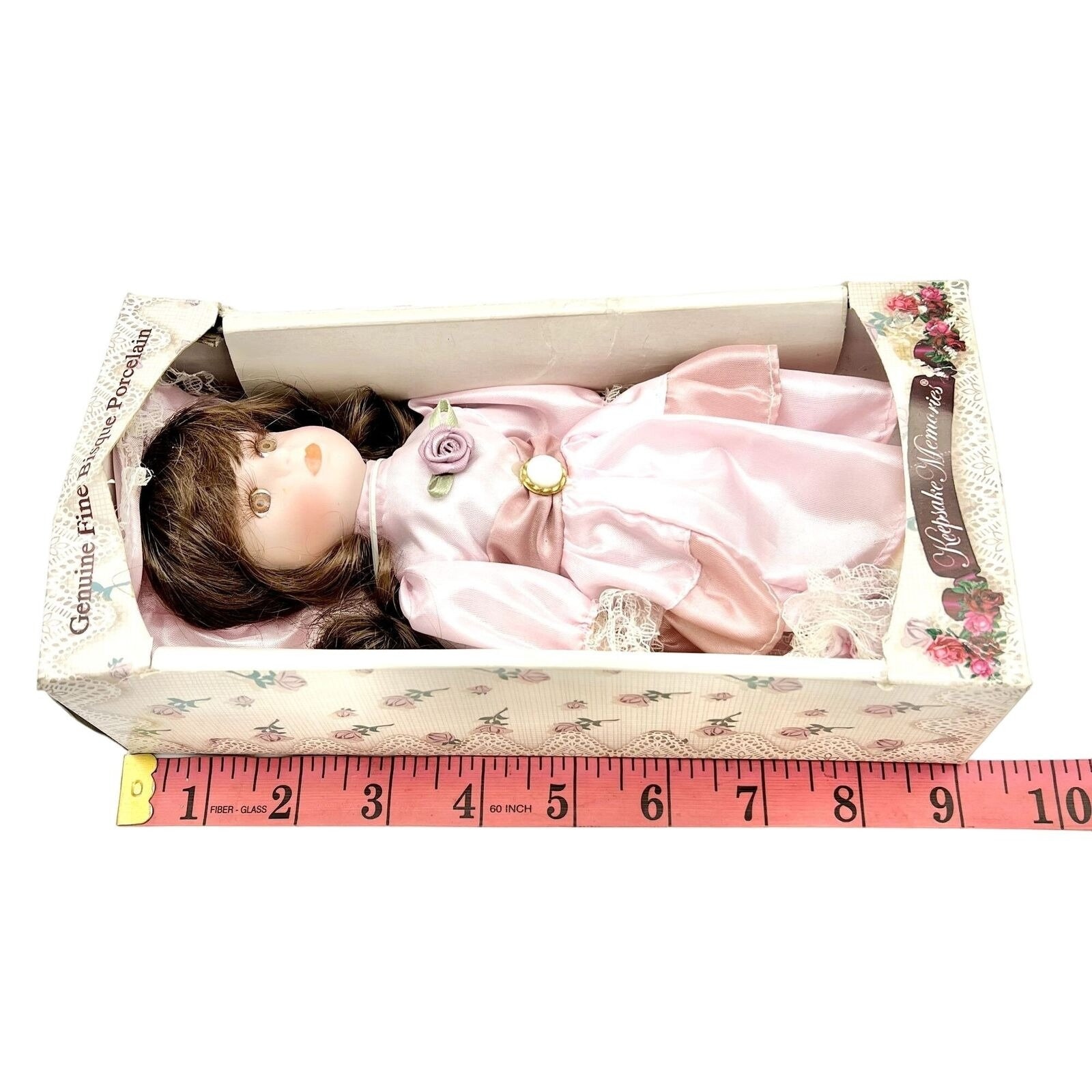 Vintage Keepsake Memories Doll Genuine Fine Bisque Porcelain in