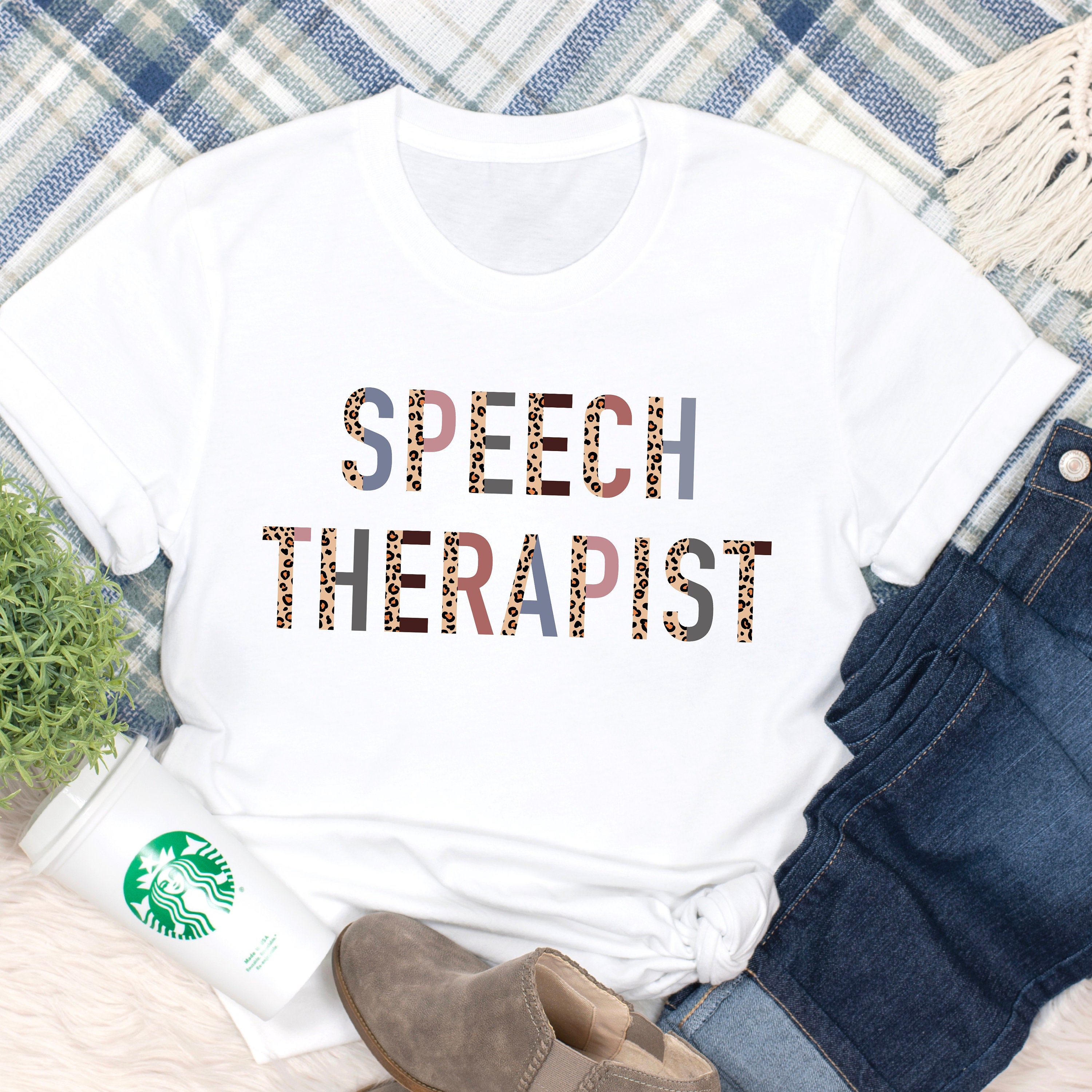 Speech Therapist PNG Instant Digital Download Leopard and - Etsy