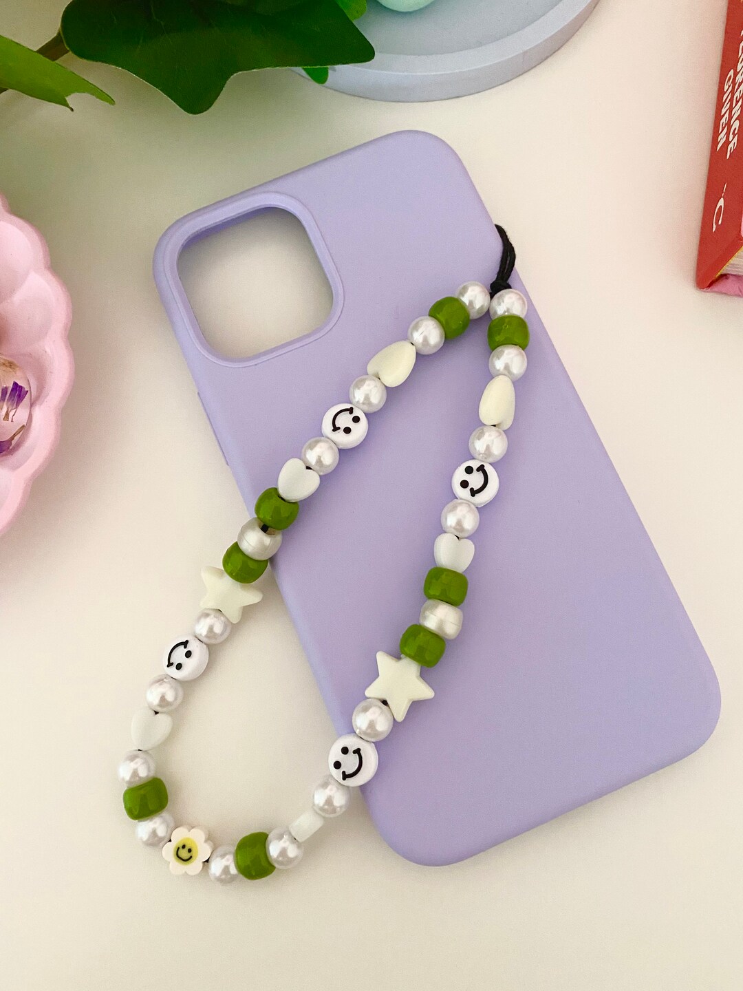 Sage Green Phone Charm Y2k 90s Style Etsy