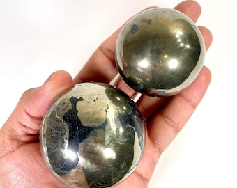 黄鉄鉱クリスタル球 ~64 mm | SPH1094 - Etsy 日本