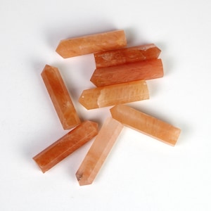 Red Aventurine Crystal Tower Point, Red Aventurine Healing crystal tower, terminated crystal single points