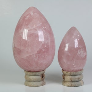 Rose Quartz Crystal Egg, Rose Quartz Extra Large Crystal Egg, Rose Quartz Gemstone Egg, Rose Quartz Egg