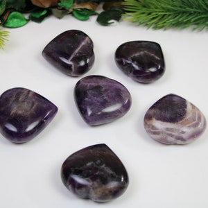 Amethyst Crystal Heart, Amethyst Gemstone Hearts, Amethyst Heart Shaped Healing Stones, Home decor crystal