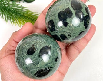 Kambaba Jaspis Crystal Sphere, Crystal Grid Stone (45-60 mm)