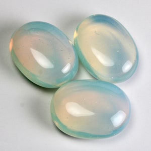 Opalite Palm Stone, Opalite palm stones Meditation Stone