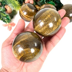 Tigers Eye Crystal Sphere, Tiger's Eye Crystal Ball