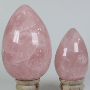 Rose Quartz Crystal Egg, Rose Quartz Extra Large Crystal Egg, Rose Quartz Gemstone Egg, Rose Quartz Egg