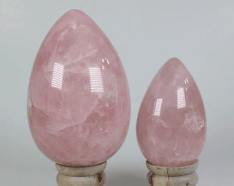 Rose Quartz Crystal Egg, Rose Quartz Extra Large Crystal Egg, Rose Quartz Gemstone Egg, Rose Quartz Egg