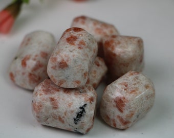 Pietra del sole levigata, cristallo lucidato (lotto da 1 libbra)