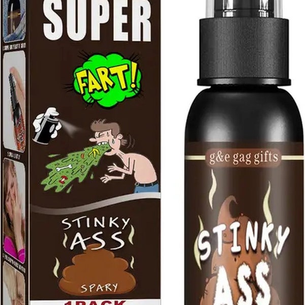 Liquid Ass Spray~Smelly Fart Gas~Jue Fish~Pump Spray Bottle 30ml~Stink Bomb~New