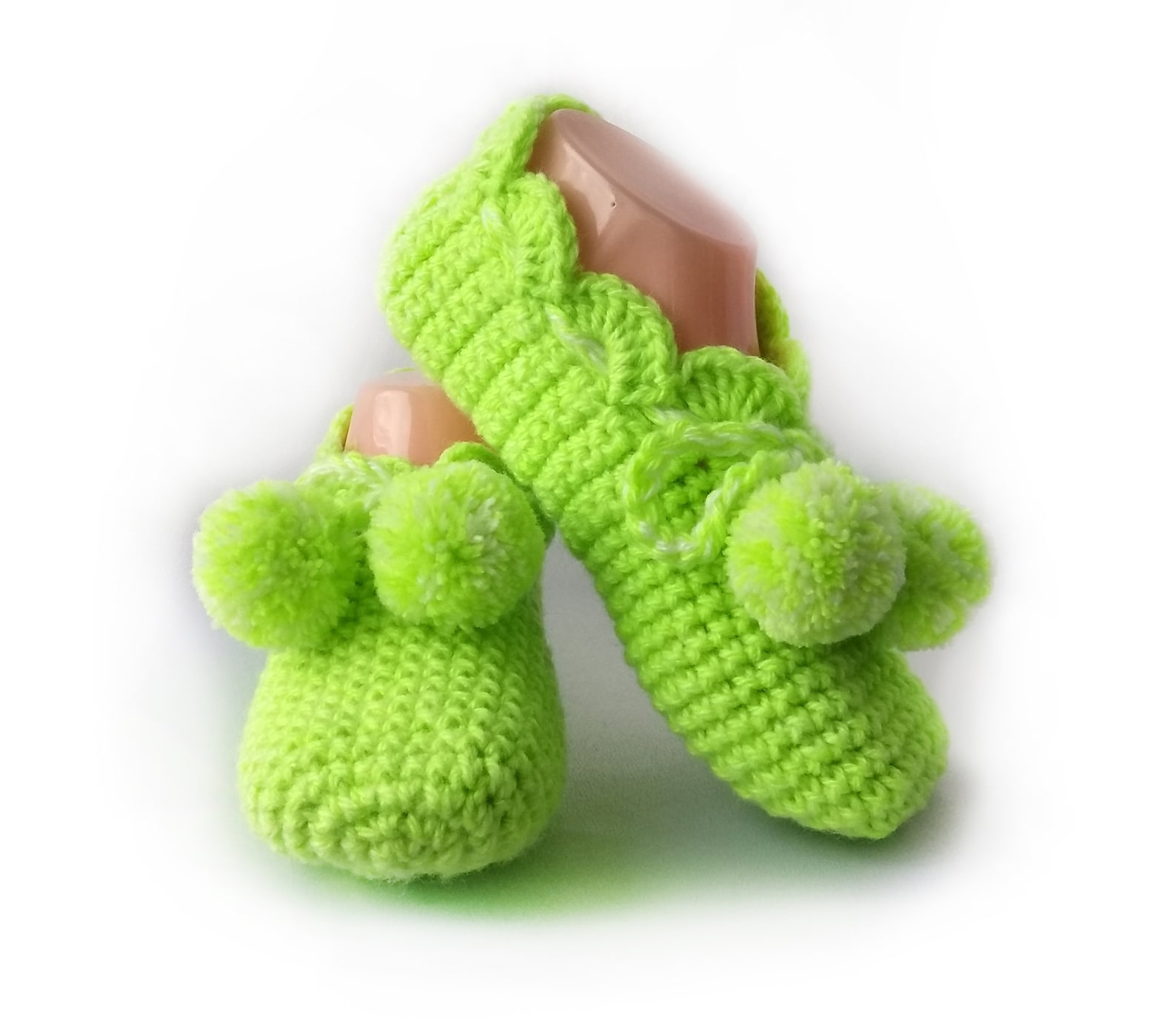 knitted slippers