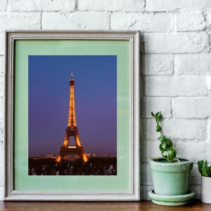Eiffel Tower Photo Print- Unframed