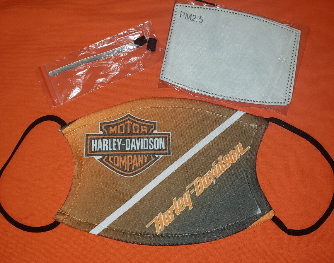 Harley Davidson Face Mask Etsy