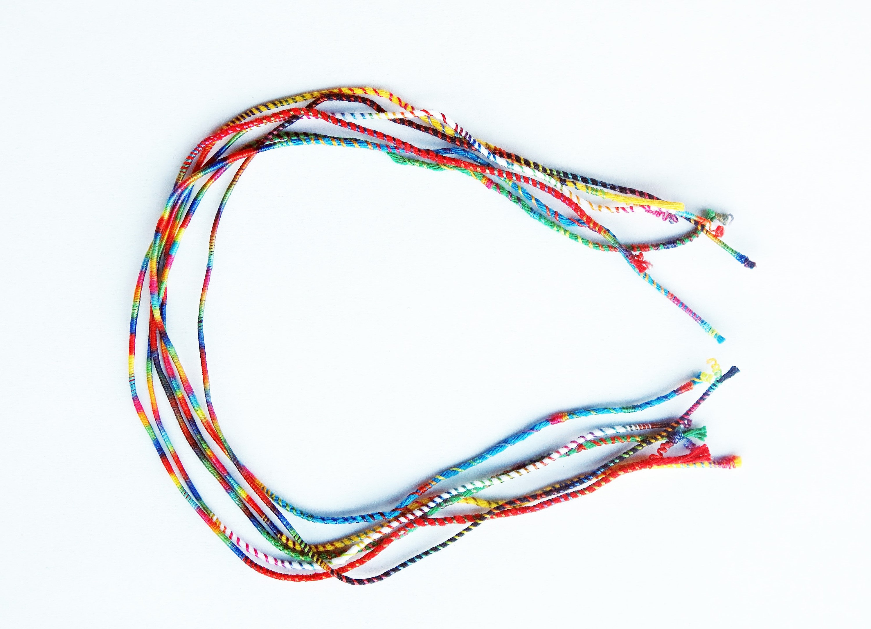 Lot de 6 bracelets porte-bonheur brésiliens (Portafortuna