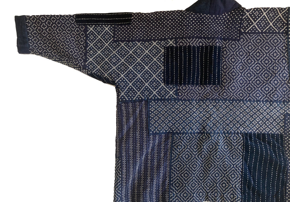 Sachin. Handmade Patchwork Kimono Hand Embroidered in the Art - Etsy