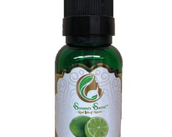 LIME Cold Presed Oil- 100% PURE, Therapeutic-Grade, 1 FL Oz/30 ml- Glass bottle w/ dropper pipette