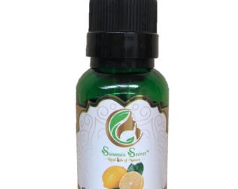 ITALIAN LEMON Cold Pressed Oil- 100% PURE, Therapeutic-Grade, 1 Fl Oz/30 ml- Glass bottle w/dropper pipette